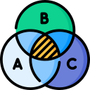 science and math icon for key features